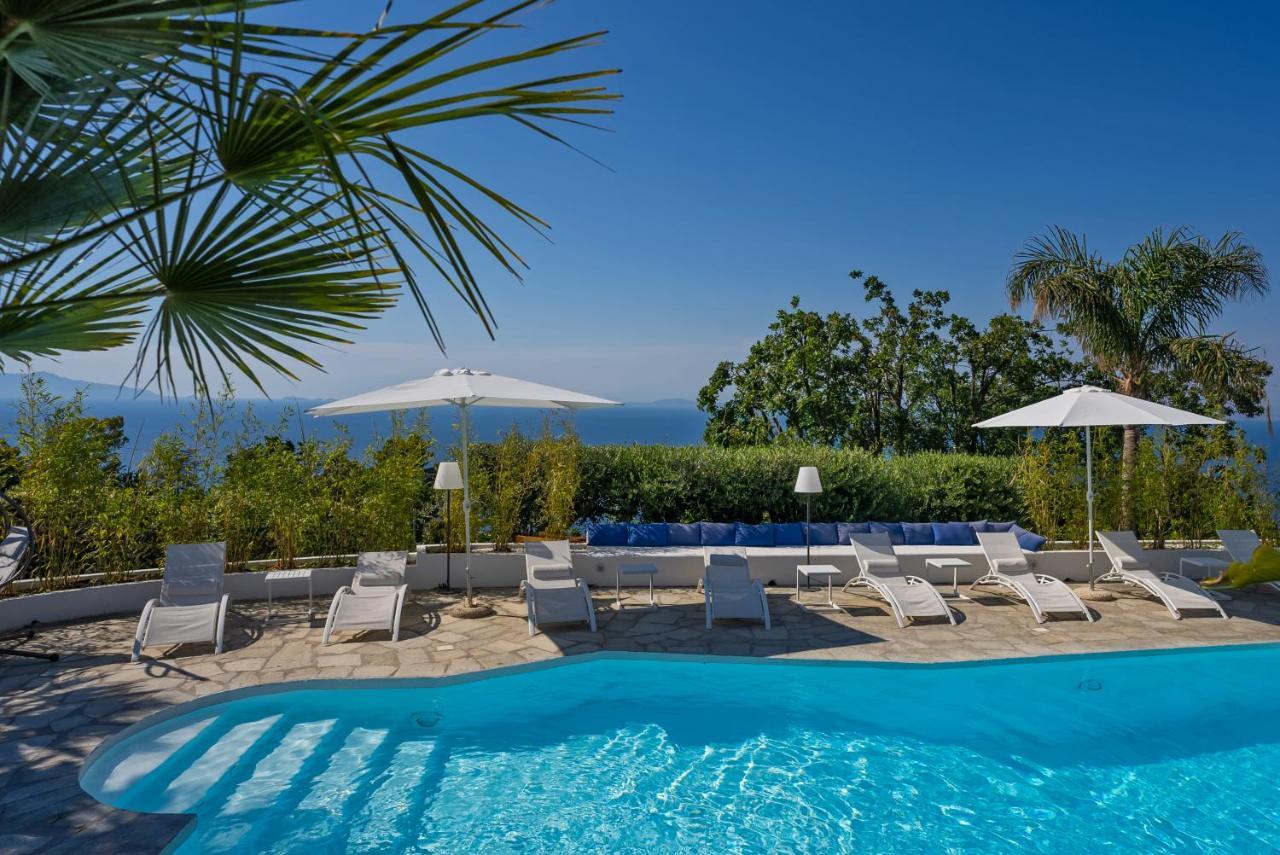 Capri Blue Luxury Villa Le Tre Monelle Anacapri  Exteriér fotografie